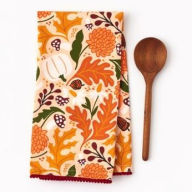 Title: Harvest Tea Towel & Spoon