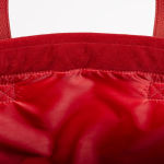 Alternative view 4 of B&N Exclusive Red Quilted Velvet Tote