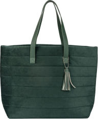 B&N Exclusive Green Buffalo Plaid Sherpa Tote by Ting Ji