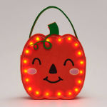 Alternative view 1 of Mini Pumpkin Light Up Tote
