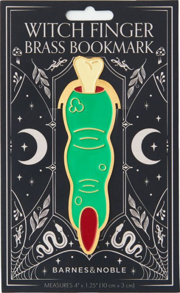 Witch Finger Brass Bookmark