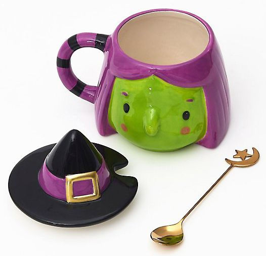 Witch Ceramic Lidded Mug