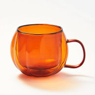 Amber Doublewall Pumpkin Mug