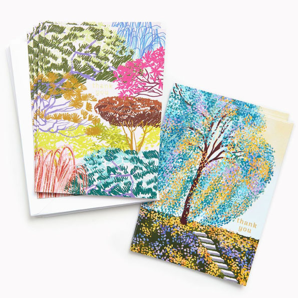 Sketched Arboretum Stationery Set