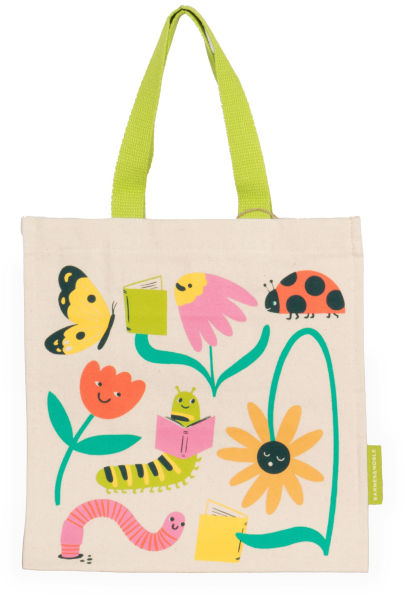 Bugs Print Kids Tote, 100% Organic Cotton Canvas