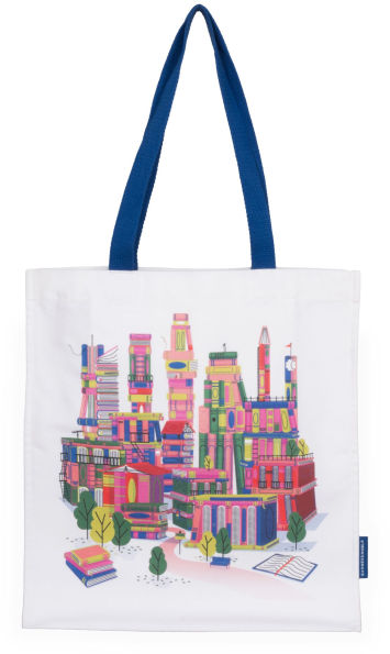 Book City Tote, 100% Organic Cotton Canvas