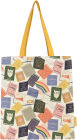 Cat Books Tote, 100% Organic Cotton Canvas