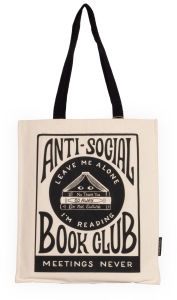 Title: Anti Social Tote, 100% Organic Cotton Canvas
