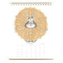 2025 Dear Hancock Bunny Desk Calendar