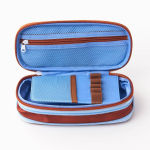 Alternative view 7 of Blue Grid Expandable Pencil Case