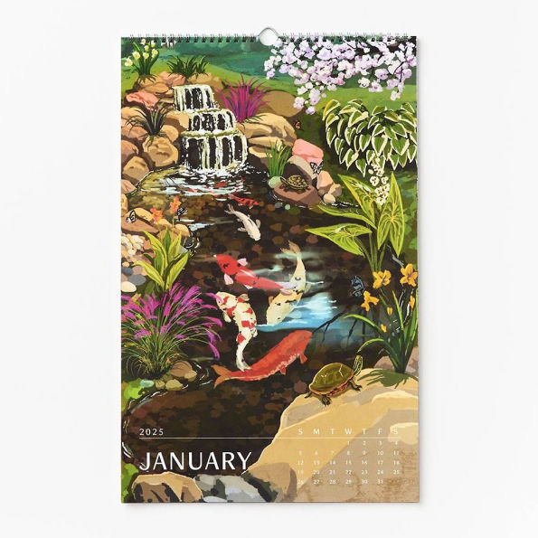 2025 Paper Source Wall Art Calendar