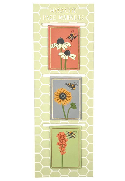 S3 Magnetic Bookmark Flowers