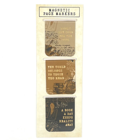 S3 Magnetic Bookmark Literary