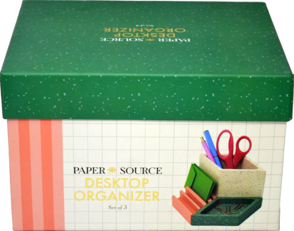 Paper Source 3-Piece Desk Set/Organizer