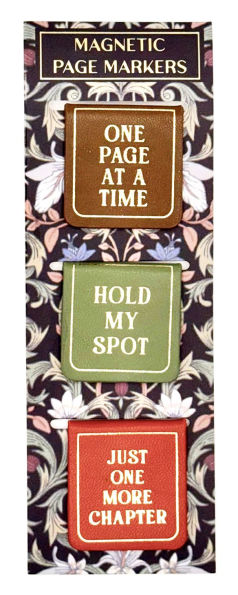 Set of 3 Magnet Bookmarks One Page at a Time