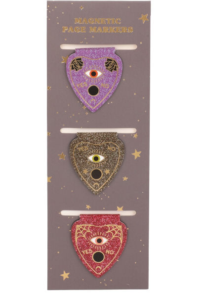 Set of 3 Magnet Bookmarks Ouija