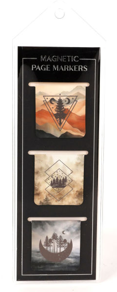 Set of 3 Magnet Bookmarks Trees
