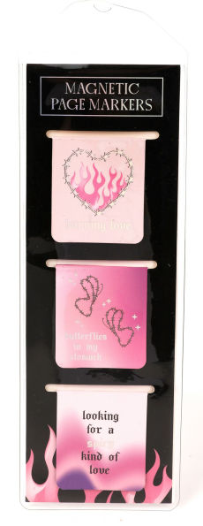 Set of 3 Magnet Bookmark Spicy Kind of Love