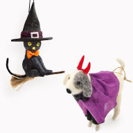 Title: Assorted Felt Halloween Cat & Dog Critter