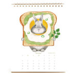 Alternative view 14 of 2026 Dear Hancock Bunny Calendar-Hare at the Caf