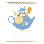 Alternative view 5 of 2026 Dear Hancock Bunny Calendar-Hare at the Caf