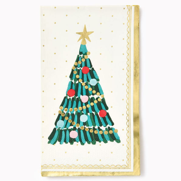 Festive Tree Guest Napkins