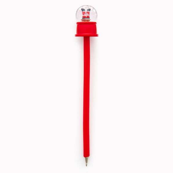 Santa Chimney Snow Globe Pen