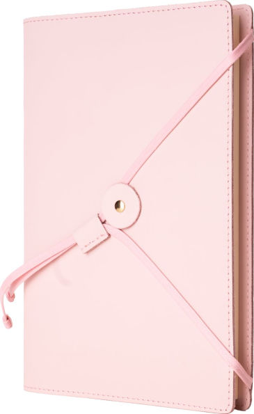 Dusty Rose Refillable Leather Journal Cord Closure
