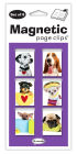 Woof Woof Die Cut Pageclip Bookmarks Set of 6