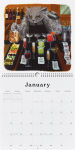Alternative view 2 of 2025 Paper Source Catitude Wall Calendar 12 x 12