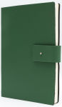 Alternative view 2 of Green Leather Journal with Button Closure and Dotted pages