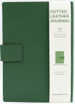 Alternative view 3 of Green Leather Journal with Button Closure and Dotted pages