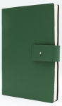 Alternative view 5 of Green Leather Journal with Button Closure and Dotted pages