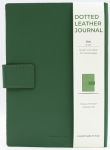 Alternative view 6 of Green Leather Journal with Button Closure and Dotted pages