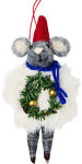 Alternative view 4 of Felted Holiday Mice, Assorted 3 Styles