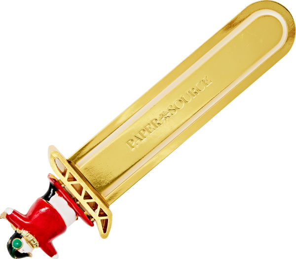 Skiing Penguin Bookmark