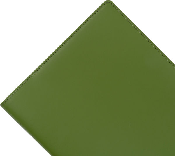 Paper Source Green Leather Refillable A5 Journal Cover