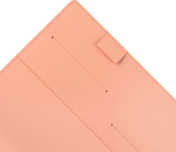 Paper Source Peach Leather Refillable A5 Journal Cover