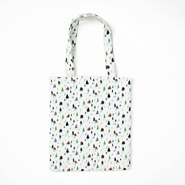 Skiers Quilted Tote