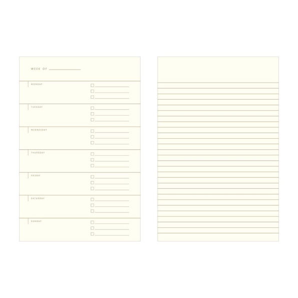 Really Really Organized Planner Journal in French Vanilla