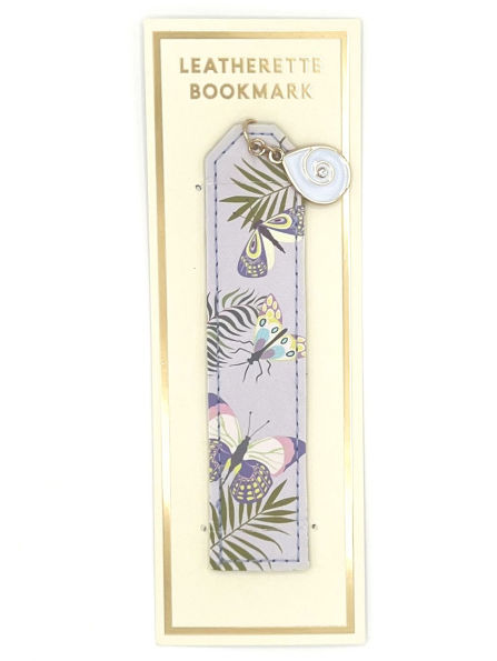 Leatherette Bookmark Butterflies