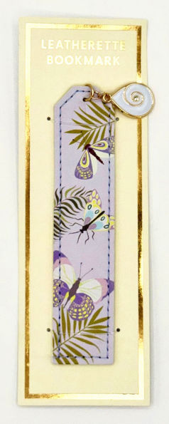 Leatherette Bookmark Butterflies