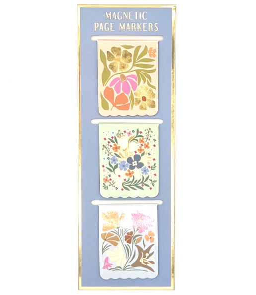 S3 Magnetic Bookmark Flower Blooms