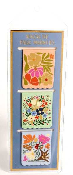 S3 Magnetic Bookmark Flower Blooms