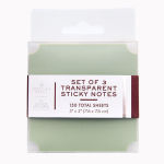 Alternative view 3 of Jeremiah Brent Set of 3 Transparent Stickies - Exclusive