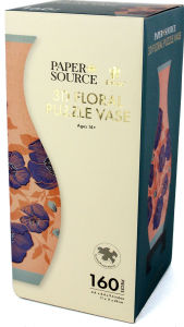 Title: 3D Floral Puzzle Vase