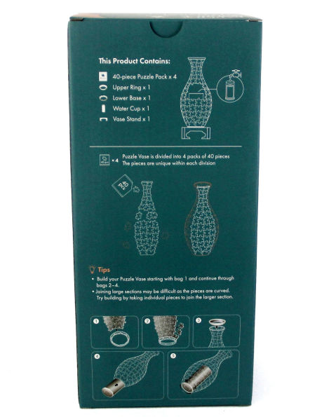 3D Floral Puzzle Vase