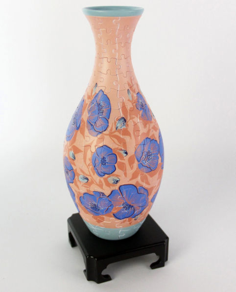 3D Floral Puzzle Vase