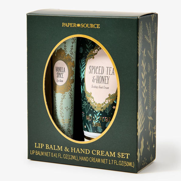 Hand Cream & Lip Balm Set