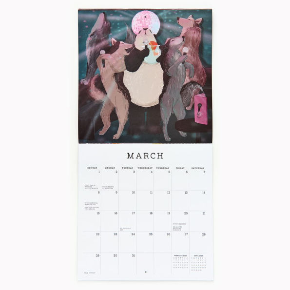 2026 Paper Source Critter Friends Calendar